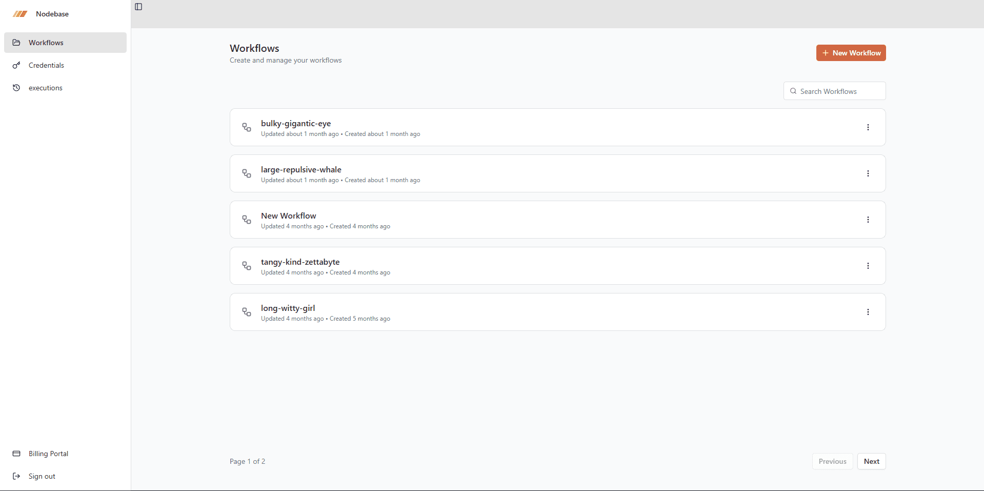 Nodebase screenshot